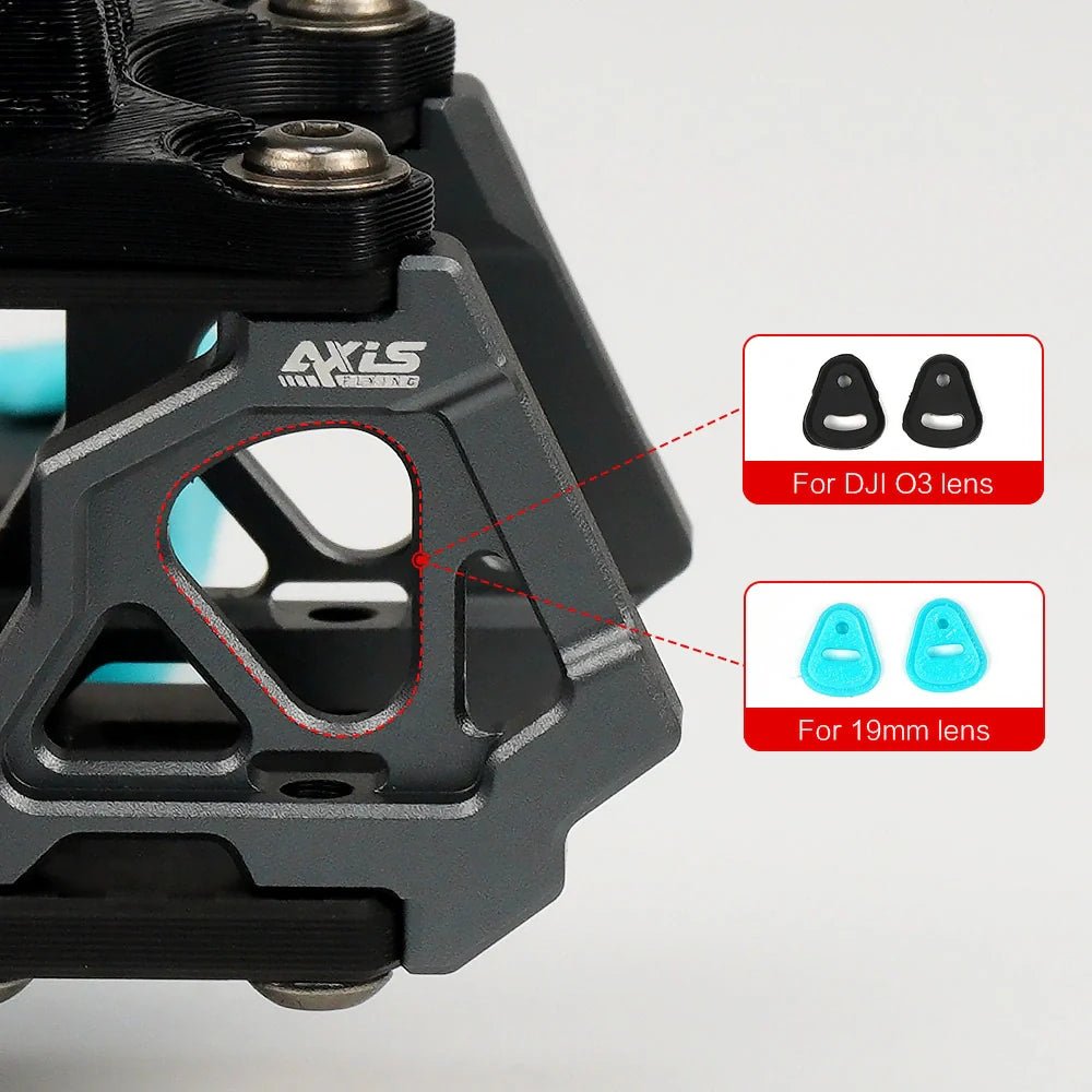 AxisFlying Manta 3.6inch Squashed X Freestyle FPV Drone Frame Kit - Image 3