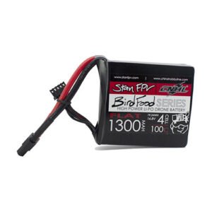 CNHL STAN Black Series 1300mAh 14.8V 4S 100C Lipo Battery - XT60