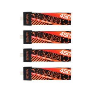BETAFPV LAVA 1S 450mAh 75C BT2.0 Battery (4PCS)