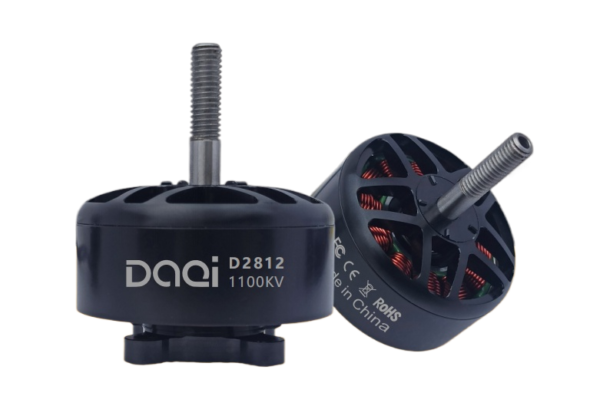 D2812 1100KV brushless motor dimensional drawing for VTOL hybrid drones