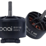 D3110 800KV brushless motor dimensional drawing for heavy-lift VTOL drones
