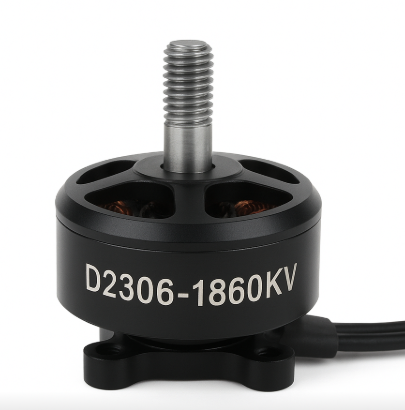 D2306 1800KV brushless motor dimensional drawing for lightweight VTOL drones