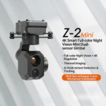 Xianfei Z-2Mini 4K dual-sensor micro gimbal with thermal imaging and full-color night vision for UAVs