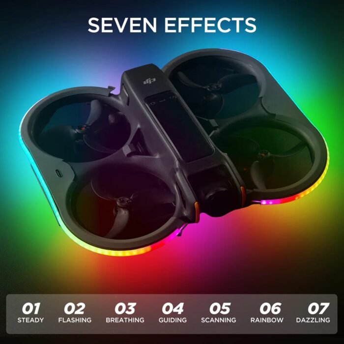 ViFly Duct Guards with Colorful LED Strip for DJI Avata 2 - Image 3
