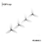 HQ Micro Whoop Prop 45MMx3 PC 1.5mm Shaft (2CW+2CCW) - Grey - Image 4