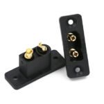 Amass XT90E-M Mountable XT90 Male Plug – Black - Image 3