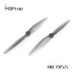 HQ Prop 7x5.5x2 Bi-Blade 7" Prop Light Grey - Poly Carbonate - (2CW+2CCW)