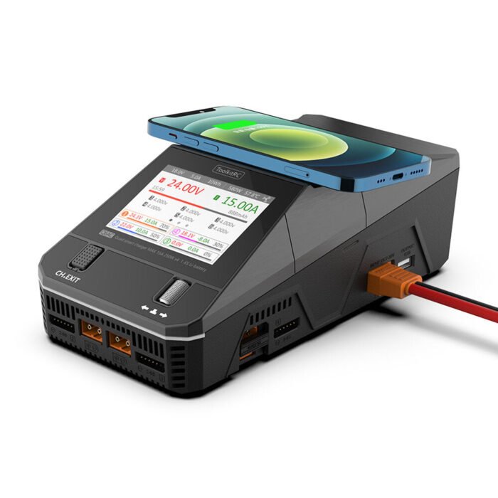 ToolkitRC Q6AC AC 400W DC 1000W Wireless/Quick Charge 15Ax4 Channel Charger - Image 9