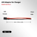 GNB A30 > PH2.0 Charging Adapter 60mm - 5 Pack - Image 2