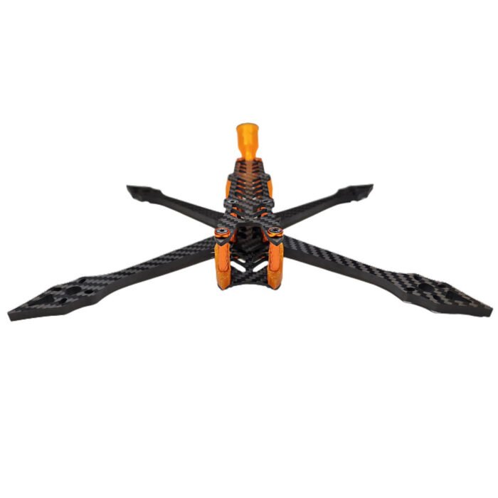 Quadifier Diamondback HD DJI O3 5" Freestyle Frame - Orange Hardware and TPU (REV. 2) - Image 5