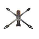 Quadifier Diamondback HD DJI O3 5" Freestyle Frame - Orange Hardware and TPU (REV. 2) - Image 3
