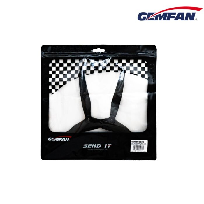 Gemfan 1050-3 10" Glass Fiber Nylon Tri-Blade Cinelifter & Macro Quad Propellers (1CW+1CCW) - Image 2