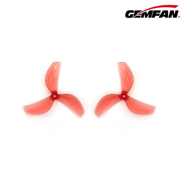 Gemfan 45mm-3 Tri-Blade 1mm Shaft Propellers - (4CW+4CCW) - Choose Color - Image 2