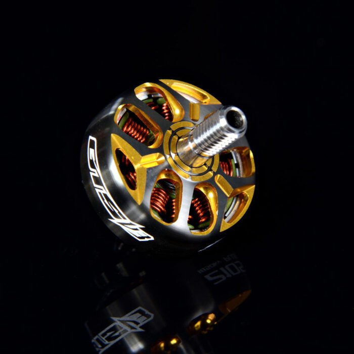 RCINPOWER GTS V3 2105 Plus M5-Mount 3600KV Motor (Gunmetal/Gold) - Image 2