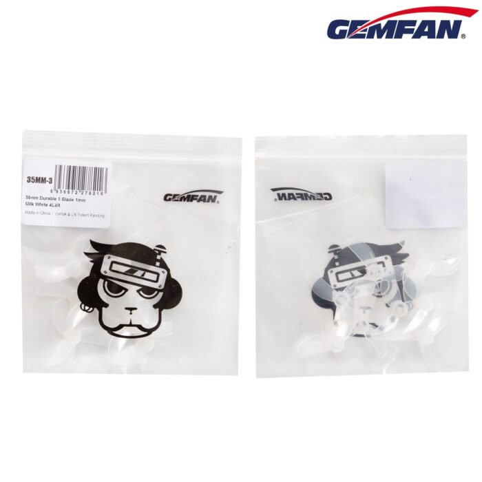 Gemfan 35mm Durable Tri-Blade Propellers 1mm Shaft (4CW+4CCW) - Choose Your Color - Image 15