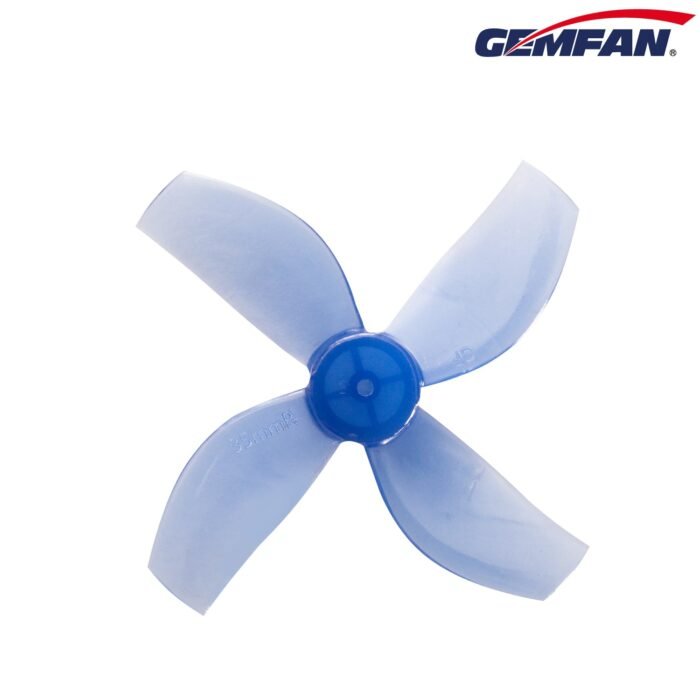 Gemfan 35mm Durable Quad-Blade Propellers 1mm Shaft (4CW+4CCW) - Choose Your Color - Image 3