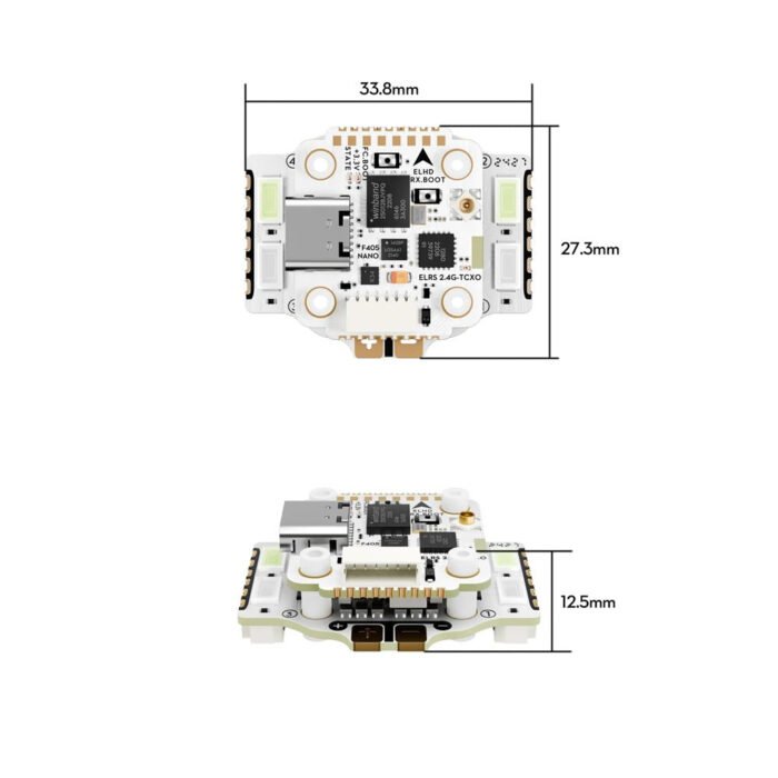 Flywoo GOKU GN405 Nano HD 20A Stack V3 W/ TXCO ELRS 2.4g PnP DJI O4/O4 Pro - 16x16mm - Image 9