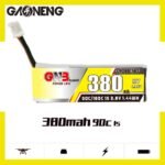 Gaoneng GNB 380mah 1S 3.8V HV 90c LiPo Battery - PH2.0 - Image 2