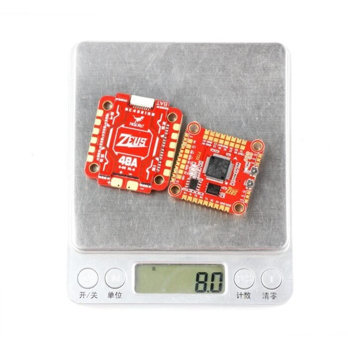 HGLRC Zeus F748 3-6S F722 Stack (Flight Controller + 48A BL_S 4in1 ESC) - 30x30mm - Image 4