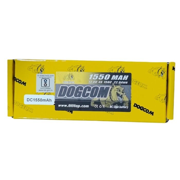 DOGCOM 1550mAh 4S 14.8V 150C UCELL series LiPo Battery - XT60 - Image 5