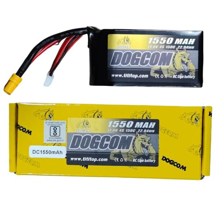 DOGCOM 1550mAh 4S 14.8V 150C UCELL series LiPo Battery - XT60 - Image 6