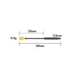 Flywoo Light 5.8G 3dBi Brass Antenna UFL 60MM for VTX (5 Pcs) - Image 3