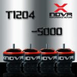 XNova T1204 FPV Racing Series Motor w/ Plug - 5000KV - 4PCS Combo
