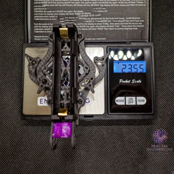 Fractal Engineering Fractal Wingman 1S 18650 Foldable 3 inch Micro Frame Kit - Image 5