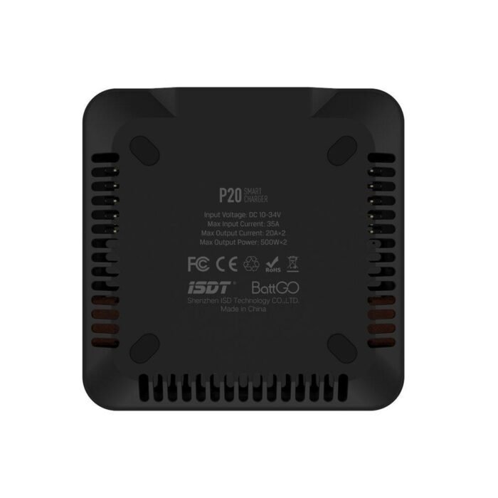 ISDT P20 500W 20A 1-8S Dual Channel DC Smart Charger - Image 5