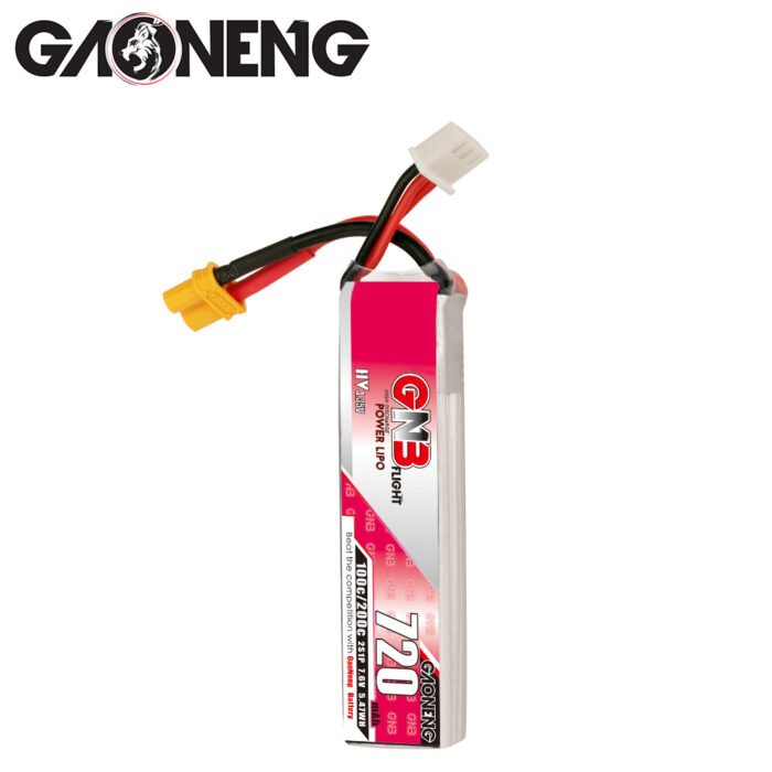 Gaoneng GNB 2S 720MAH 100C HV Li-Po Battery - XT30 - Image 5