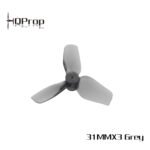 HQ Prop Micro Whoop Prop 31MMX3 (2CW+2CCW)-Poly Carbonate-0.8MM Shaft - Image 2