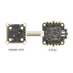 Sequre H743 & E70 G2 4-8S Stack H743 MPU6000 Flight Controller and 70A AM32 128K 4in1 ESC - 30x30mm - Image 4