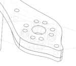 Shen Drones Big Baby 3" Frame - Carbon and Hardware Only - Image 5