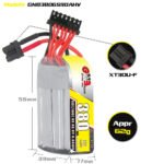 Gaoneng GNB LiHV 6S 22.8V 380mAh 90C LiPo Battery - XT30