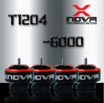 XNova T1204 FPV Racing Series Motor w/ Plug - 6000KV - 4PCS Combo