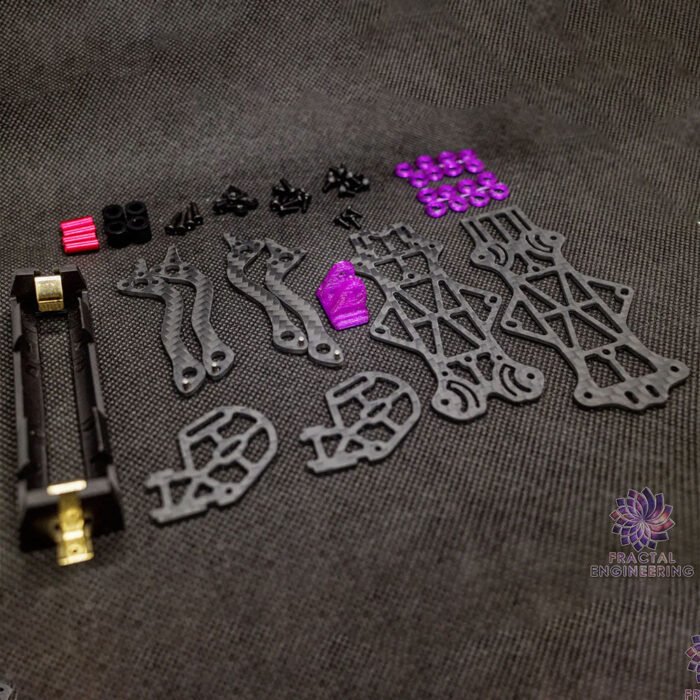 Fractal Engineering Fractal Wingman 1S 18650 Foldable 3 inch Micro Frame Kit - Image 6