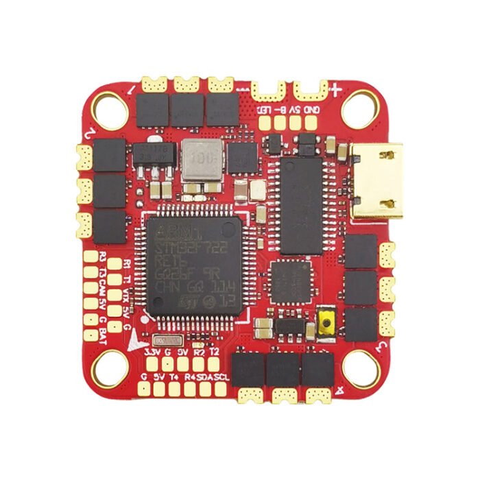 HAKRC F722 2-6S 40A AIO FLIGHT CONTROLLER BLHELI_S(W/external USB Board) - Image 5