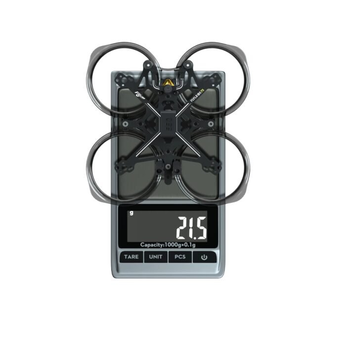Flywoo FlyLens 75 O3 Frame Kit - Clear Black - Image 2