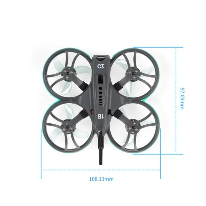 Sub250 Whoopfly16 1.6" Ultra-light Analog 1S Tiny Whoop - Choose Receiver - Image 6