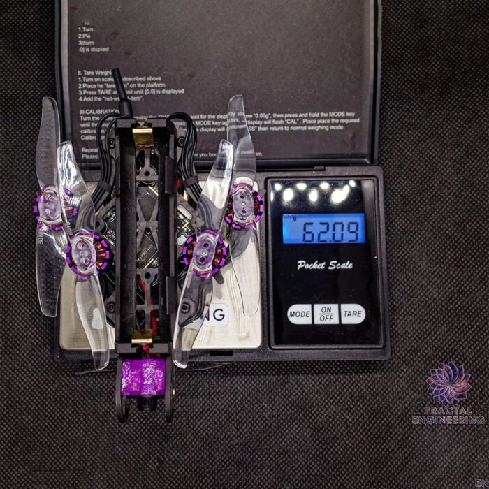 Fractal Engineering Fractal Wingman 1S 18650 Foldable 3 inch Micro Frame Kit - Image 7