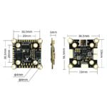 Sequre H743 V2 4-8S ICM42688P Dual BEC Flight Controller - 20x20mm / 30x30mm - Image 8