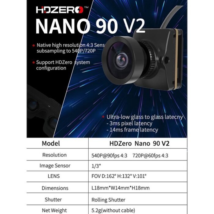 HDZero Nano 90 V2 FPV Camera By Runcam - Image 5