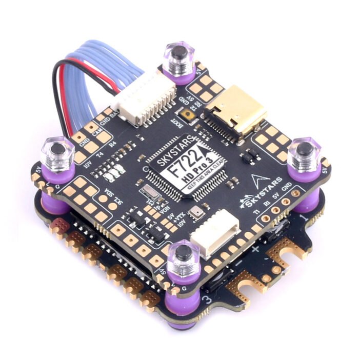 Skystars F7HD PRO3 Stack F722 Flight Controller and KO60 60A 128K Blheli-32 3-6S ESC - 30x30mm - Image 2