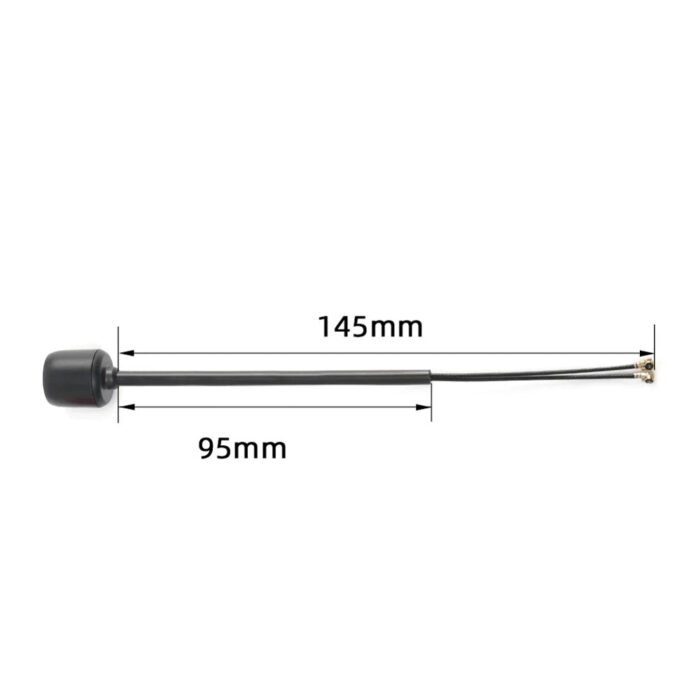 FlyFishRC Dual Band 5.8Ghz/2.4GHz U.FL Antenna For DJI O3 (Black) - Choose Length - Image 7