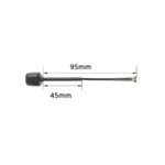 FlyFishRC Dual Band 5.8Ghz/2.4GHz U.FL Antenna For DJI O3 (Black) - Choose Length - Image 6