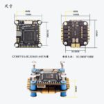 JHEMCU GF30F745-MPU Flight Controller with BL32 60A 3-6S 4in1 ESC Stack - 30x30mm - Image 3