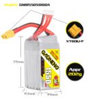 Gaoneng GNB 1550MAH 18.5V 5S 100C LIPO BATTERY - XT60