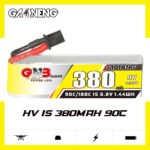 Gaoneng GNB 1S 380MAH 90C 3.8V HV Li-Po Battery for Whoop Micro - A30 Cabled - Image 2