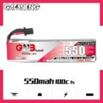 Gaoneng GNB 1S 550MAH 100C 3.8V HV Li-Po Battery for Whoop Micro - A30 Cabled - Image 2