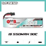 Gaoneng GNB 1S 550MAH 90C 3.7V Li-Po Battery for Whoop Micro - A30 Cabled - Image 2